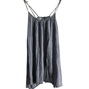 💸 Volcom navy blue summer dress sz L /14